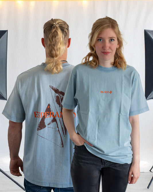 Blocz Esperanto T-Shirt blue