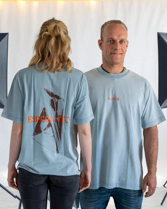 Blocz Esperanto T-Shirt blue